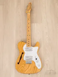 Электрогитара полуакустическая Fender Telecaster Thinline 1972 Vintage Reissue TN72 HH Natural Ash w/gigbag Japan 2013