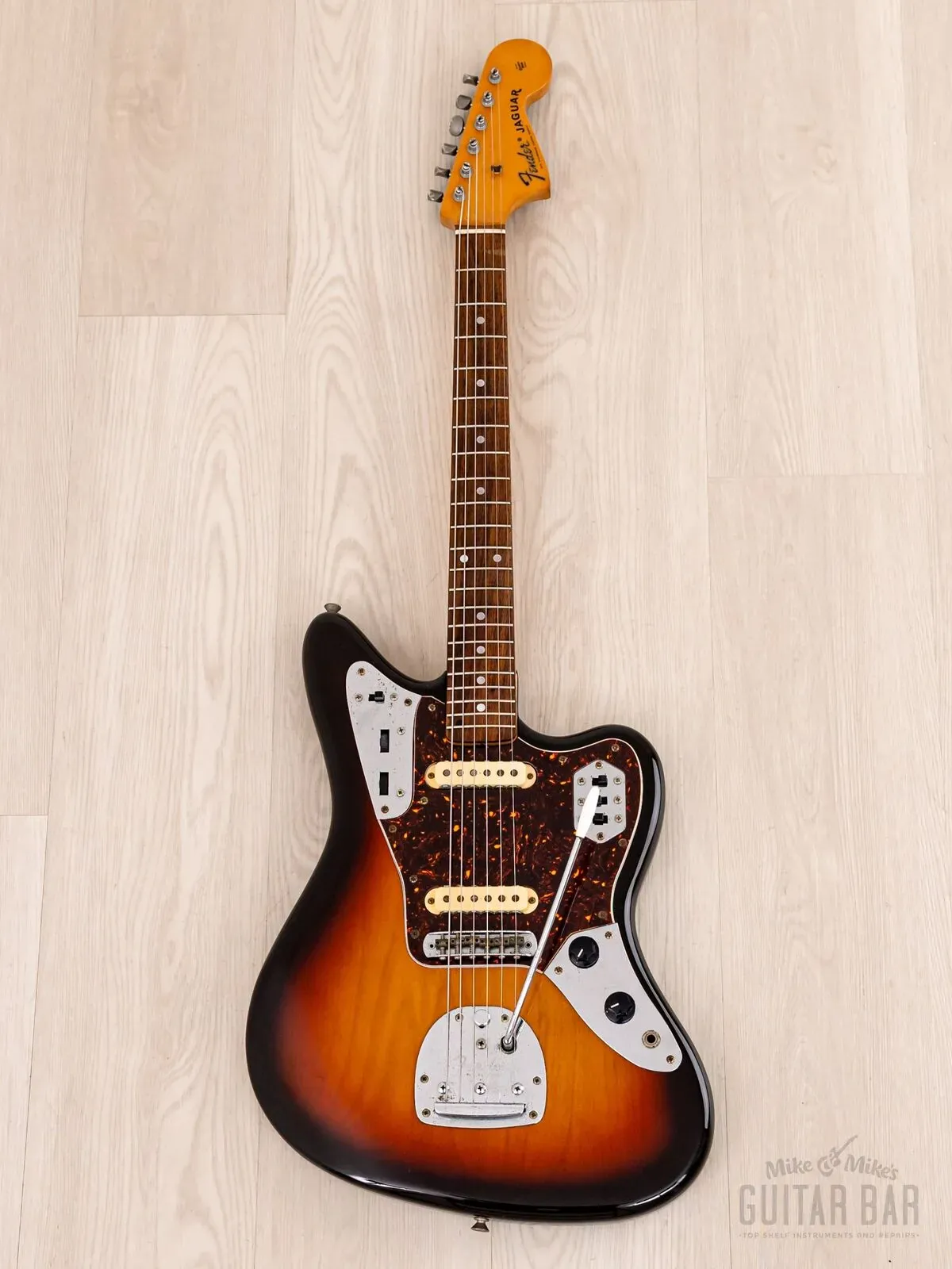 Электрогитара Fender Jaguar 1962 Vintage Reissue JG66-75 SS Sunburst w/gigbag Japan 1986