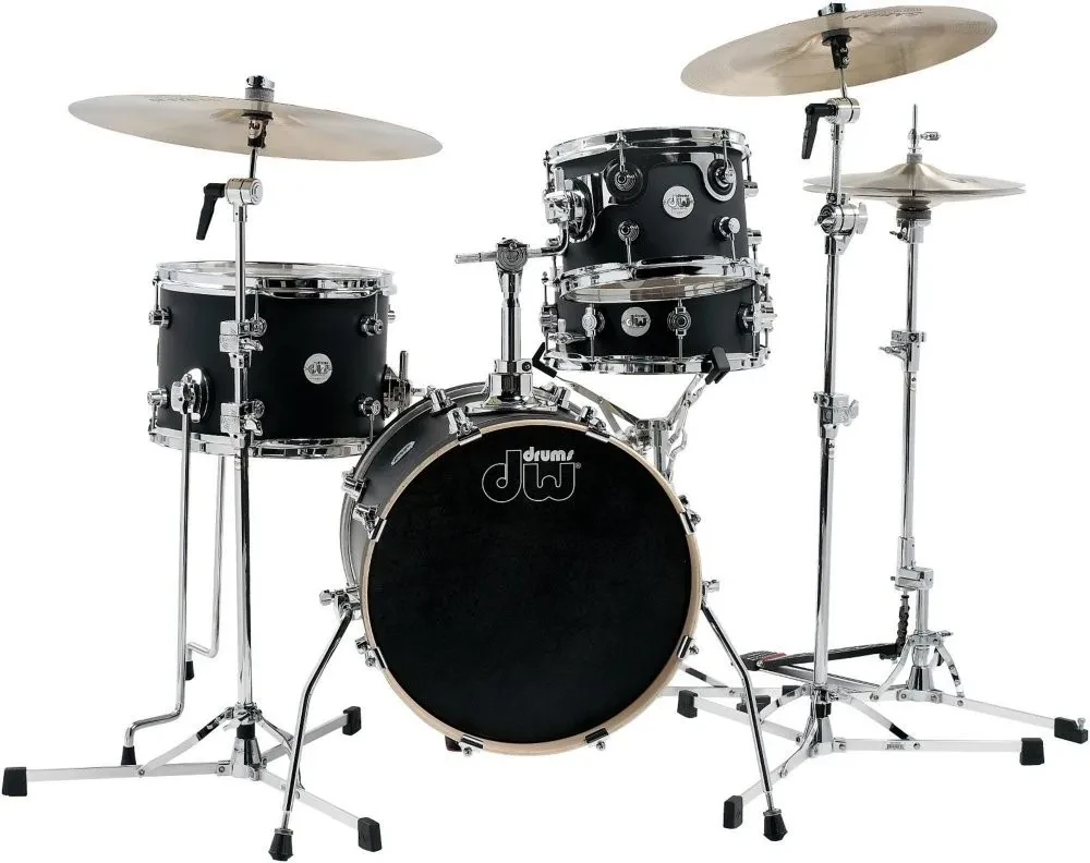 Акустическая ударная установка DW DDLM1604BL, сатиновый лак (набор)