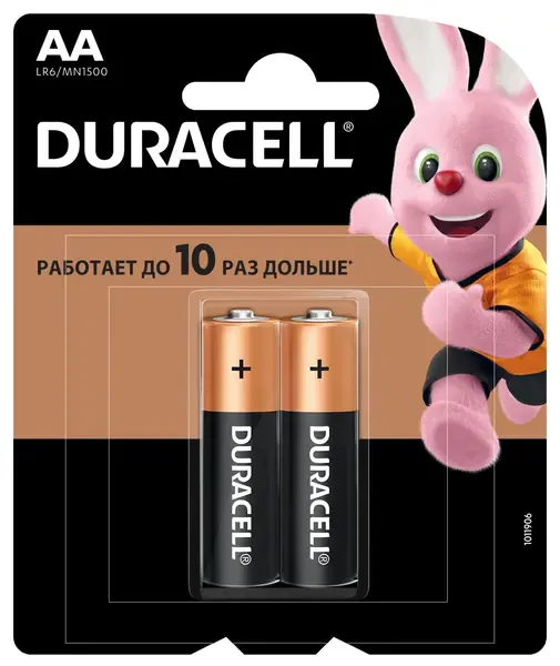 Элемент питания Duracell LR6 Basic AA (2 штуки)