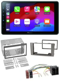 Pioneer Bluetooth 2DIN USB MP3 DAB Autoradio für Iveco Daily 2006-2014 silber