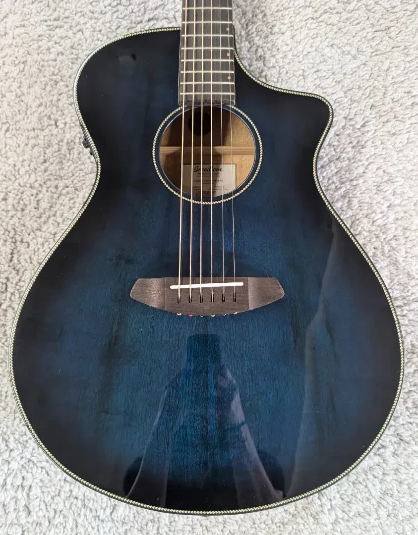Breedlove Pursuit Exotic S Concert Twilight CE Myrtlewood Acoustic Elec. Guitar