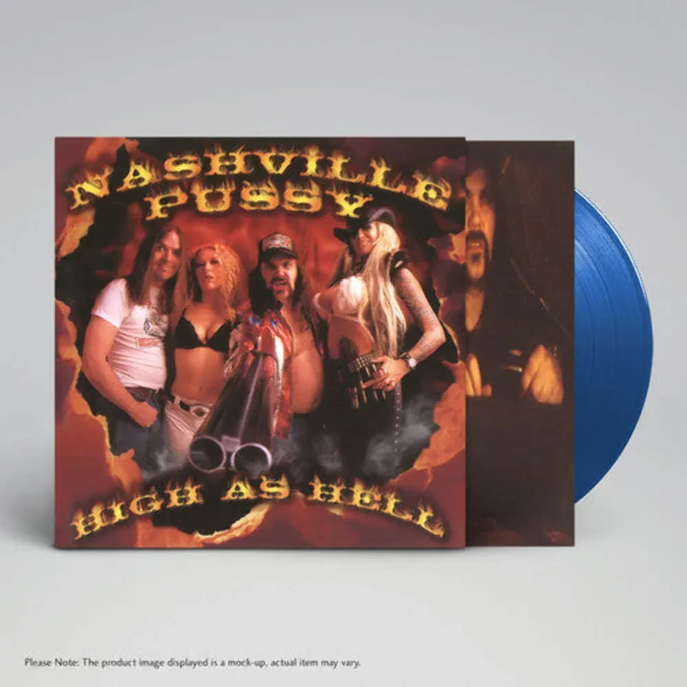 Nashville Pussy - High As Hell [Blue Vinyl] NEW Vinyl