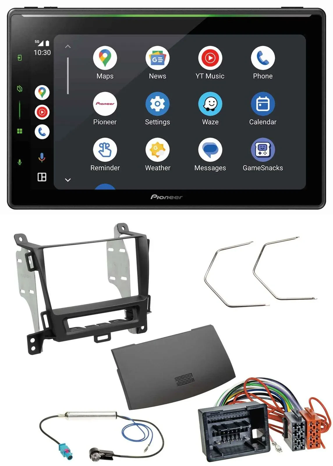 Pioneer 2DIN MP3 USB Bluetooth DAB Autoradio für Opel Zafira ab 12 jet black