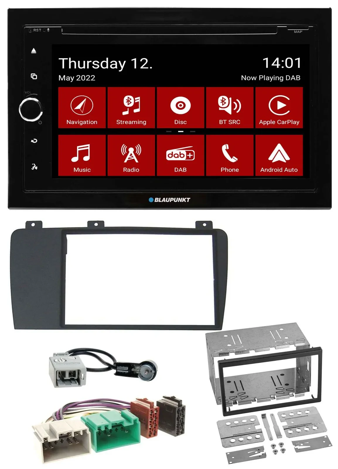 Blaupunkt MP3 DVD Bluetooth DAB 2DIN USB Autoradio für Volvo S60 XC70 V70 04-09