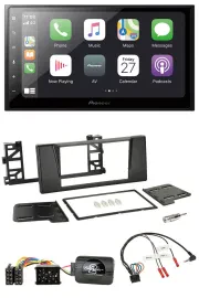 Pioneer Lenkrad Bluetooth DAB 2DIN USB Autoradio für BMW 5er E39 1997-2001