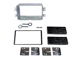 Radioblende Set Doppel DIN Autoradio für Kia Carens 3 2007-2013