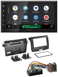 Kenwood DAB Bluetooth USB MP3 2DIN Autoradio für Ford Ranger 2AB ab 04/2015