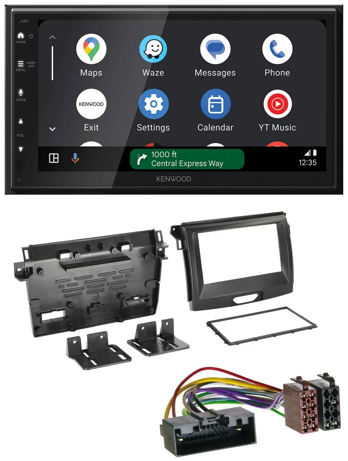 Kenwood DAB Bluetooth USB MP3 2DIN Autoradio für Ford Ranger 2AB ab 04/2015