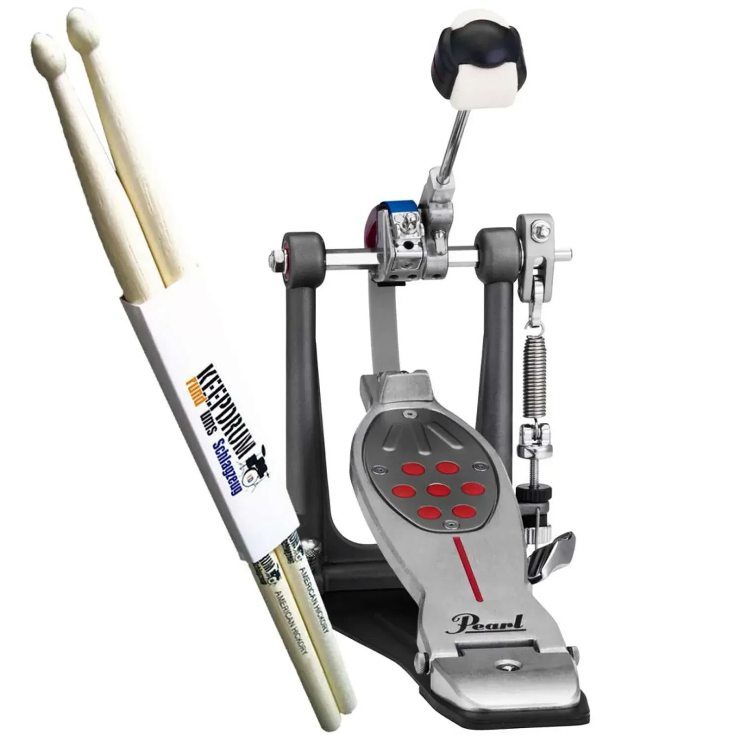 Педаль для барабана Pearl P-2050B Eliminator с палочками