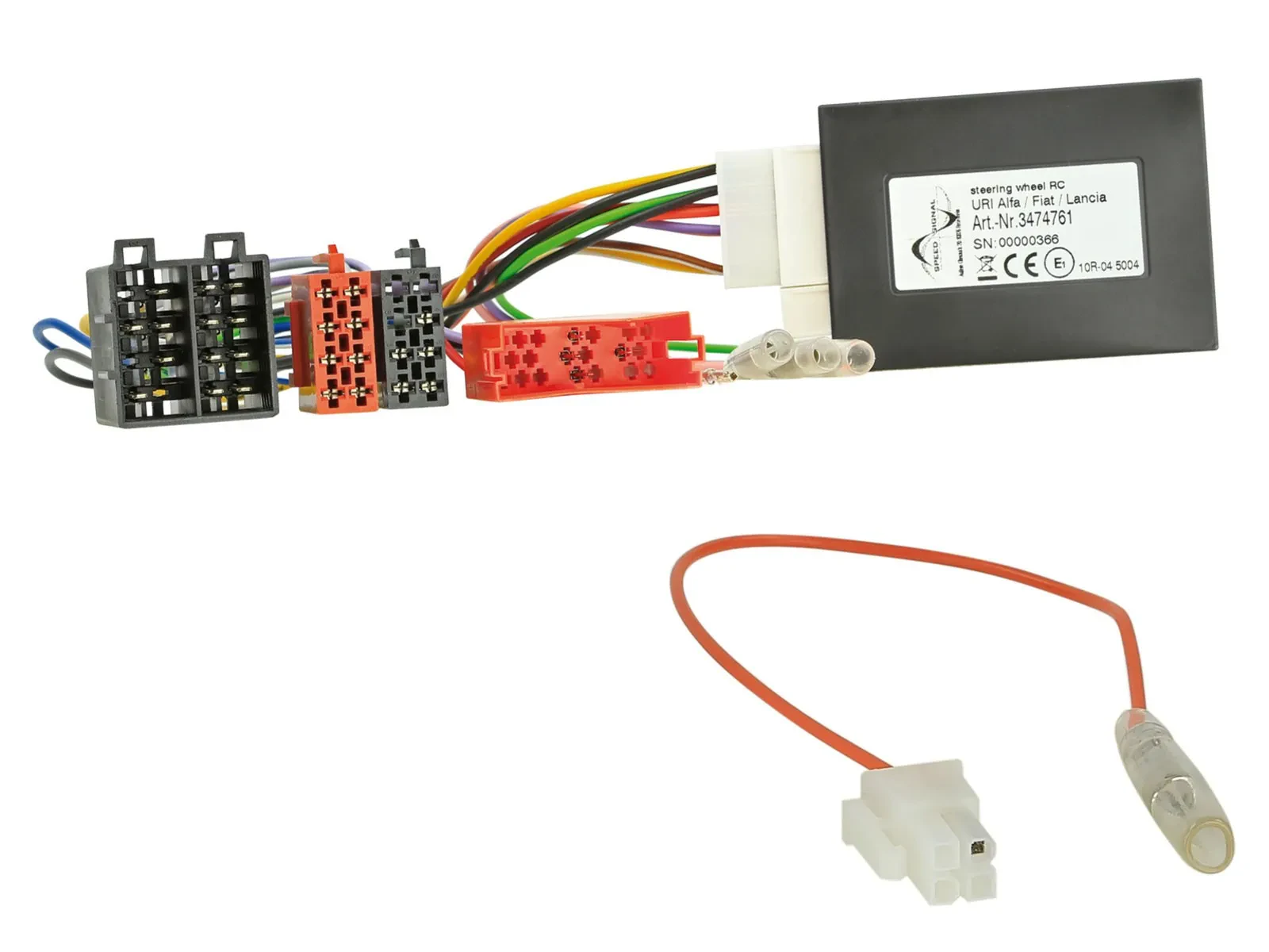 ACV CAN-Bus- Lenkradadapter für Alfa Romeo Citroen Iveco Fiat ISO/Mini-ISO Kenwo