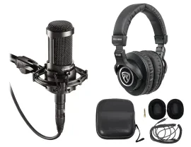 Микрофон конденсаторный Audio-Technica AT2035 кардиоидный с кейсом и наушниками