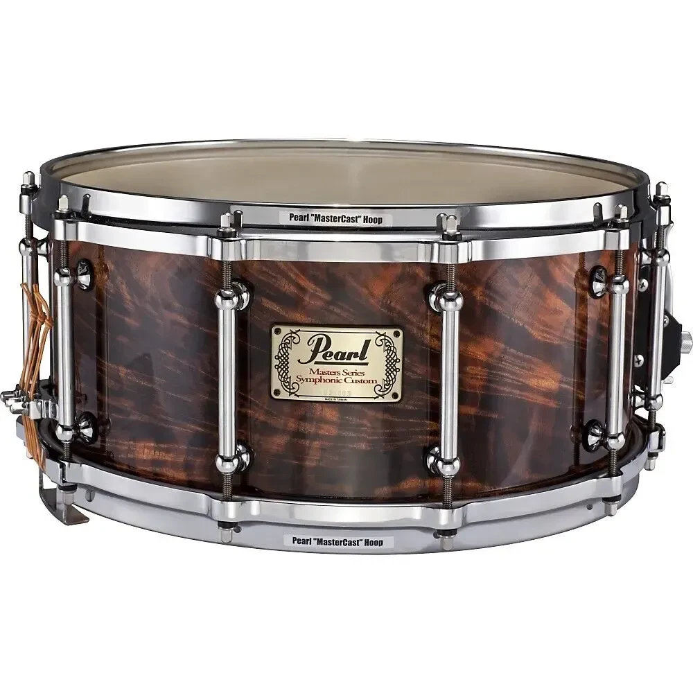 Малый барабан Pearl Masters Symphonic Custom Maple 14x6.5 Natural Feathered Walnut
