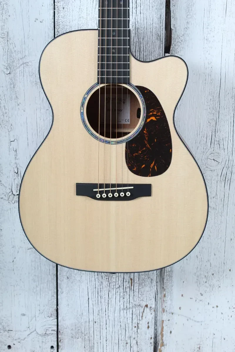 Martin 000CJr-10E Junior 14 Fret Cutaway Acoustic Electric Guitar with Gig Bag