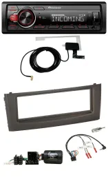 Автомагнитола Pioneer для Fiat Grande Punto 2006–2010, DAB, Bluetooth, USB, черная