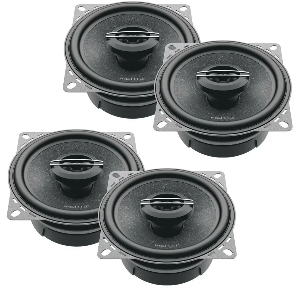 Hertz CX 100 160W RMS 4" 2-Way Coaxial Car Speakers (2 Pairs)