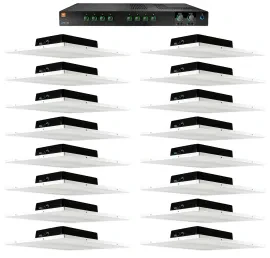 Потолочная акустика JBL DCS8T White с усилителем (16 штук)