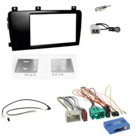 Установочный комплект для автомагнитолы Caraudio24 2-DIN, адаптер рулевого управления, для Volvo XC70/S60/V70 (2004–2007)