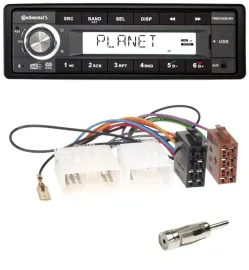 Автомагнитола для Mazda MPV (1988-1999) Continental 1 DIN, USB, AUX, DAB, MP3