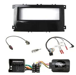 Radioset Lenkradadapter DIN Autoradio für Ford Mondeo 2007-2014 S-Max piano