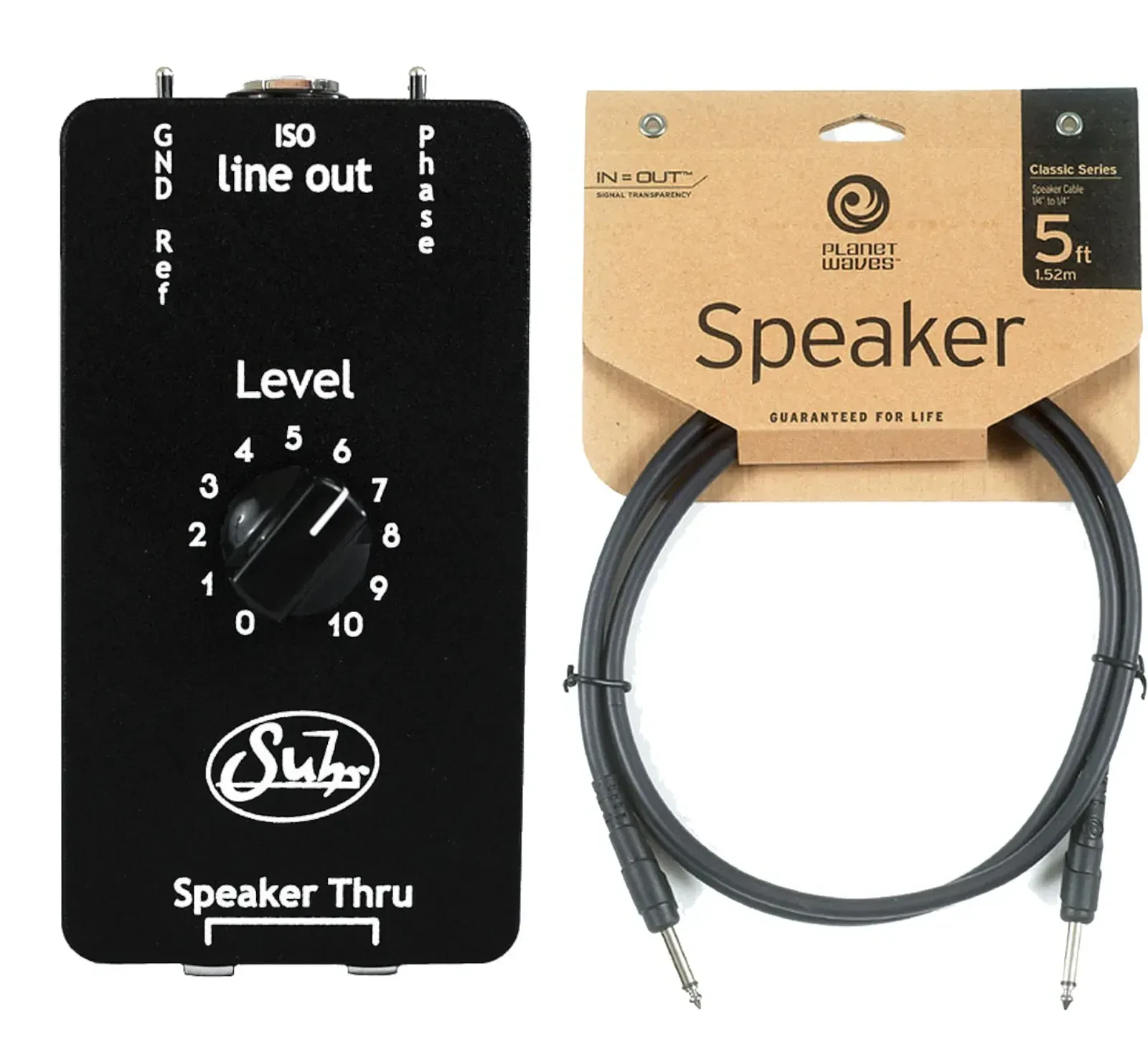 Директ-бокс для гитарного усилителя Suhr ISO Line Out Box с акустическим кабелем