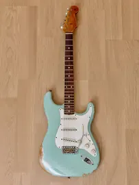 Электрогитара Fender Custom Shop 1960 Stratocaster SSS Heavy Relic Faded Sonic Blue w/case USA 2013
