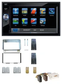 Blaupunkt SD Bluetooth 2DIN MP3 USB AUX Autoradio für Kia Carnival II VQ 06-11