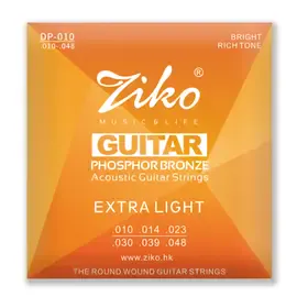 Струны для акустической гитары Ziko DP-010