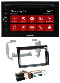 Автомагнитола Blaupunkt 2 DIN DVD/MP3, Bluetooth, DAB, USB для Citroen Jumper 2006–2011