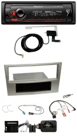 Автомагнитола Pioneer DAB, USB, Bluetooth, управление с руля для Opel Zafira B/Astra H/Corsa D