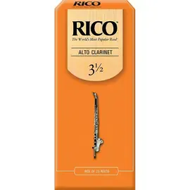 Трость для кларнета Rico Alto Clarinet Reeds, Box of 25 Strength 3.5