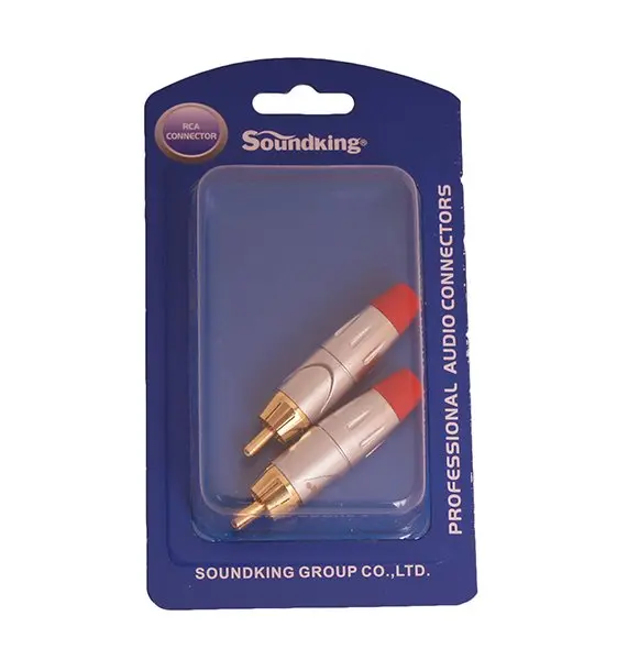 Разъем кабельный Soundking CRM001-RD RCA