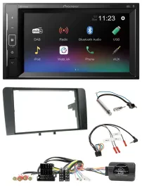 Pioneer DAB Lenkrad 2DIN Bluetooth USB Autoradio für Audi A3 Symphony ISO 8P 200