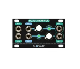 Модульный студийный синтезатор Mosaic Dual Linear VCA Eurorack Module