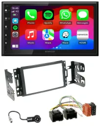 Kenwood MP3 USB DAB 2DIN Bluetooth Autoradio für Chevrolet Corvette Uplander 05-