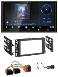 Kenwood Bluetooth 2DIN USB DAB MP3 Autoradio für Chevrolet Equinox Impala Monte