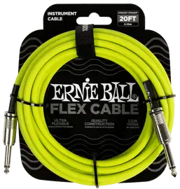 Инструментальный кабель Ernie Ball 6419 6м Flex Green
