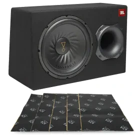 JBL SUBBP12AM 12" Loaded Subwoofer Ported Enclosure w/ Free Sound Dampening Kit