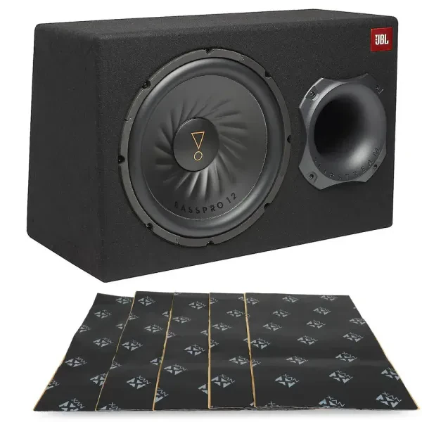 JBL SUBBP12AM 12" Loaded Subwoofer Ported Enclosure w/ Free Sound Dampening Kit