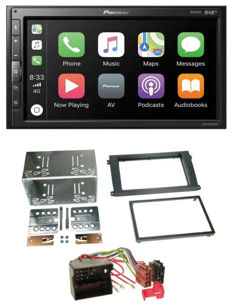Pioneer USB MP3 DAB 2DIN Bluetooth Autoradio für Porsche Cayenne 2007-2010