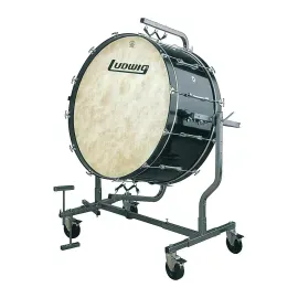 Ludwig Concert Mounted Bass Drum for LE788 stand 36 x 18 in. Black Cortex