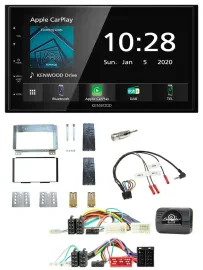 Kenwood Bluetooth Lenkrad DAB USB 2DIN Autoradio für KIA Carnival II VQ 2006-201