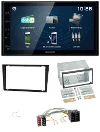 Kenwood 2DIN Bluetooth MP3 USB DAB Autoradio für Opel Corsa C Meriva Signum Vect