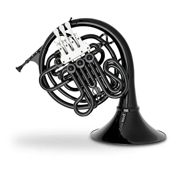 Валторна Cool Wind CFH-200 Series Plastic Double French Horn Black F/Bb с кейсом