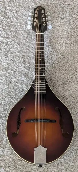 The Loar Model LM-110-BRB Honey Creek Hand-Carved A-Style Mandolin in Brownburst