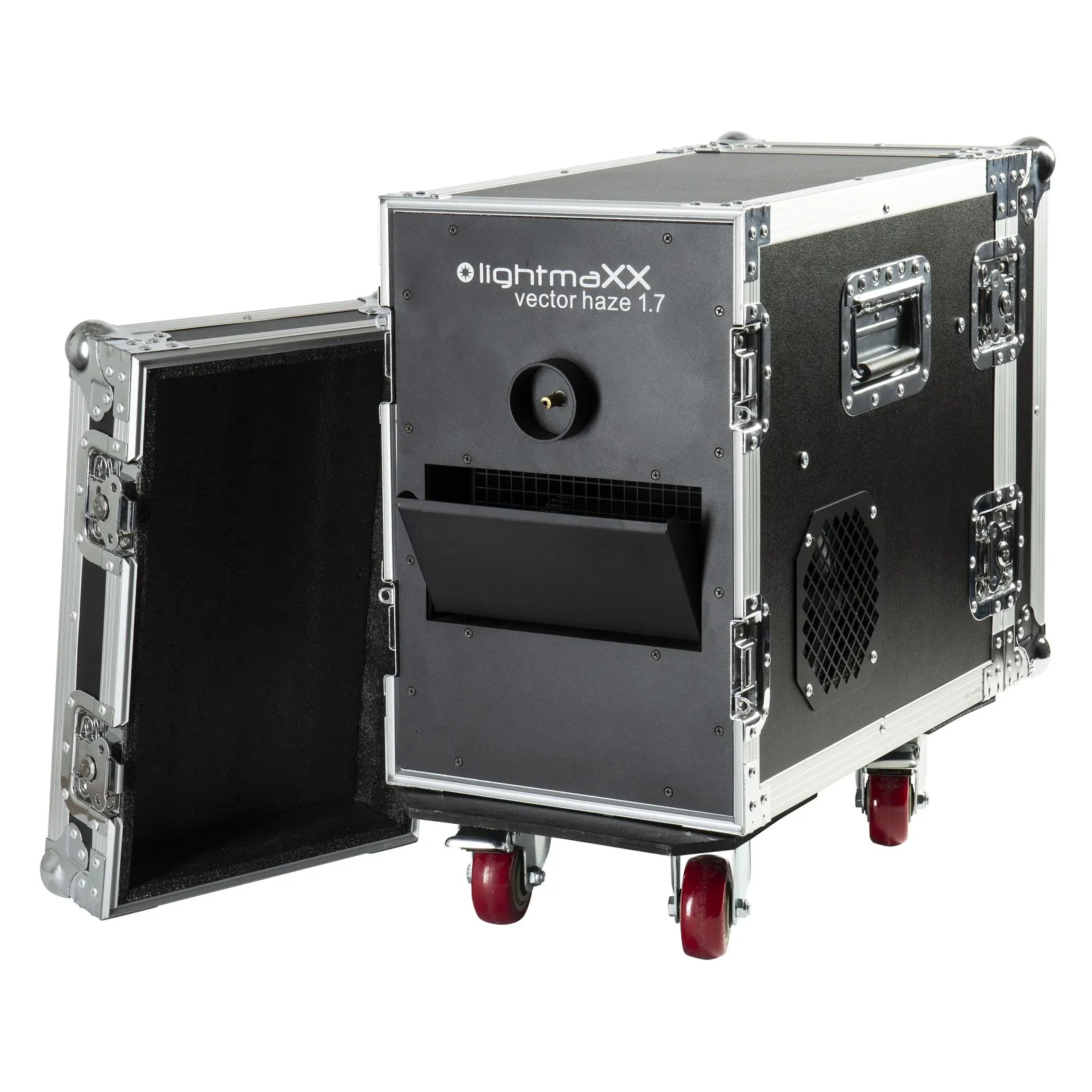 Генератор дыма lightmaXX Vector Haze 1.7 1650W, бак 5 л, 2 DMX-канала, разогрев 4 мин, защита от перегрева