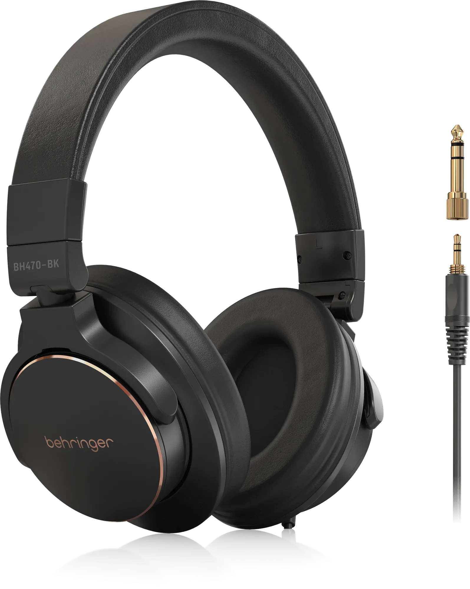 Студийные мониторные наушники Behringer BH470-BK закрытые, 20 Гц–20 кГц, 32 Ом, 102 дБ, 40 мм, кабель 3 м, черный