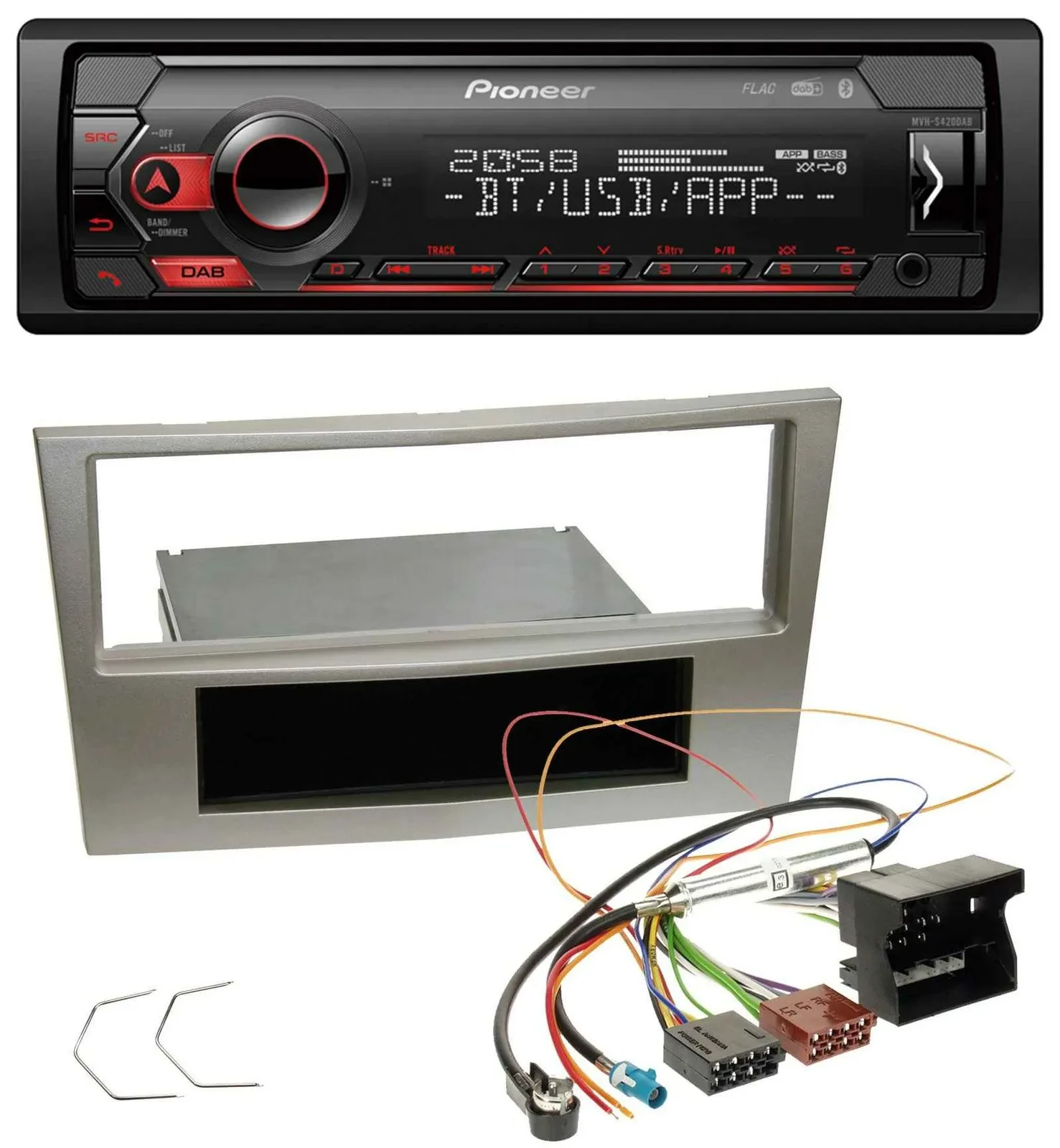 Pioneer MP3 USB DAB Bluetooth Autoradio für Opel Zafira B Astra H Corsa D ab 200