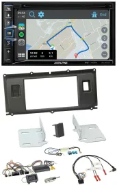 Автомагнитола Alpine 2DIN DAB TMC Bluetooth USB навигация для Land Rover Evoque 2011–2013