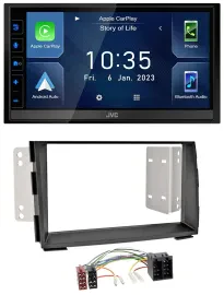 JVC DAB Bluetooth MP3 USB 2DIN Autoradio für Kia Venga (YN, ab 2009)